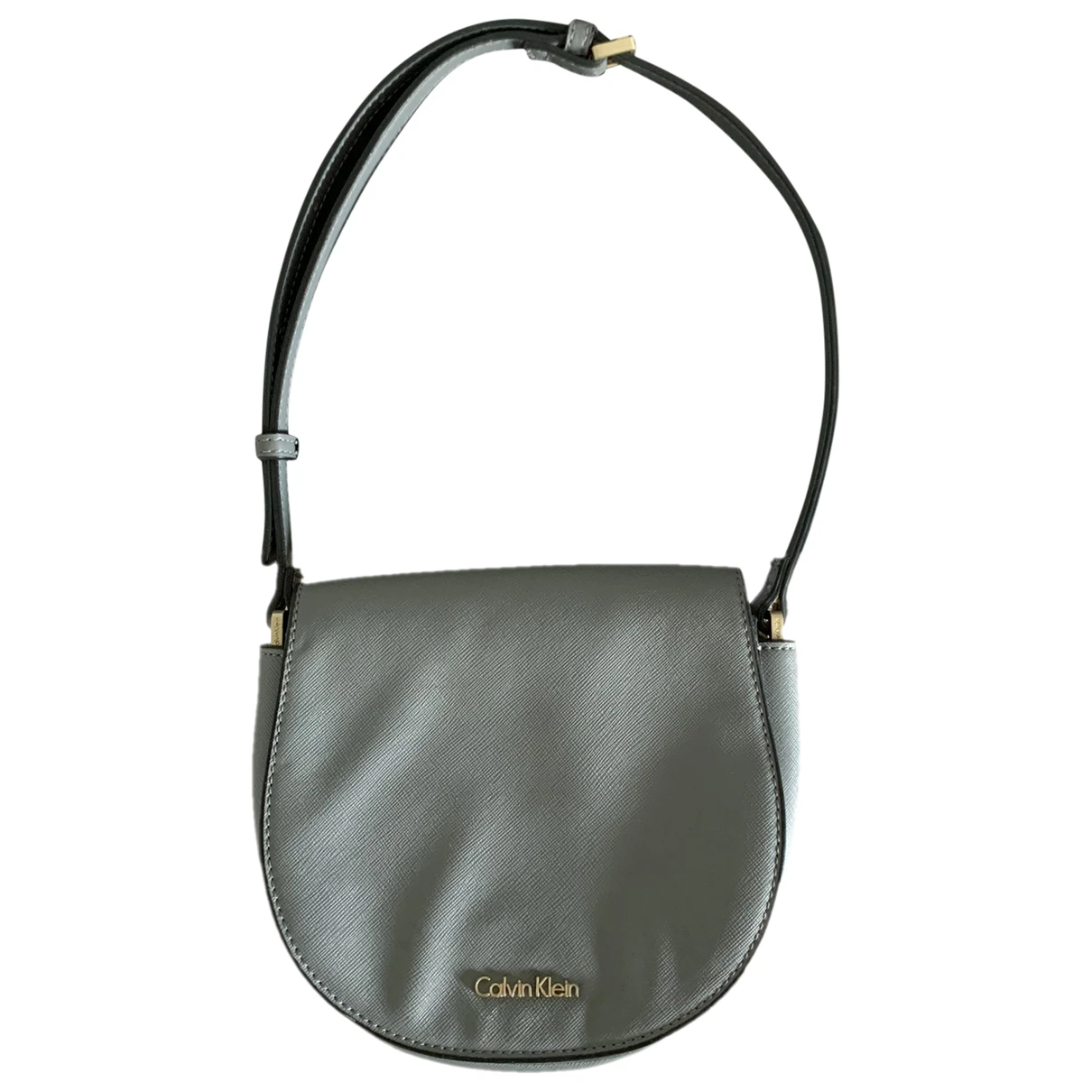 Pre-owned Calvin Klein Handbag In Grey
