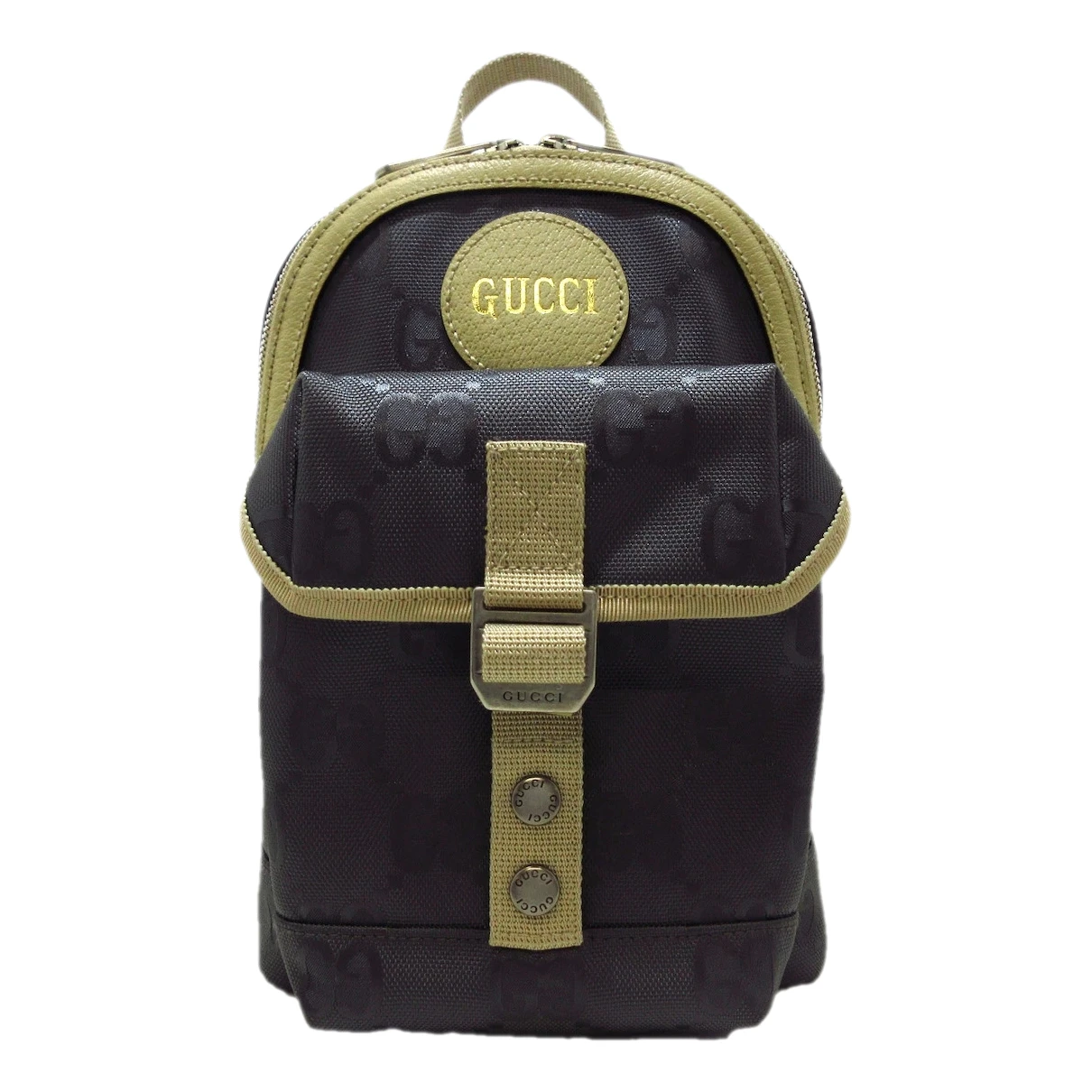 Pre-owned Gucci Backpack In Grey