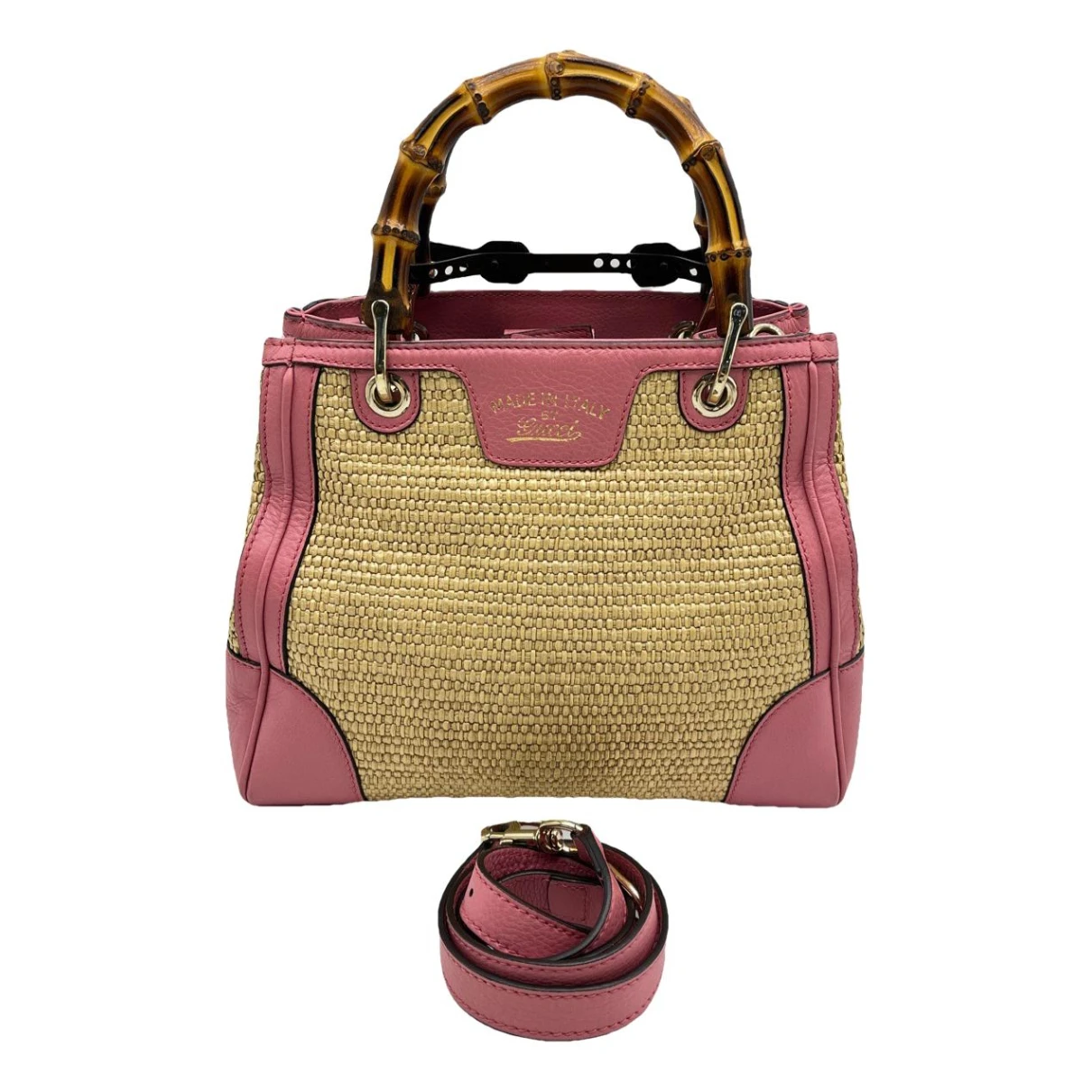 Pre-owned Gucci Diana Leather Handbag In Multicolour