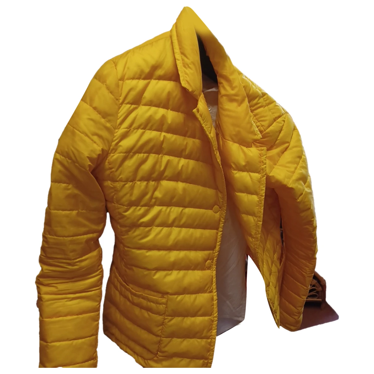 Pre-owned Add Jacket In Yellow