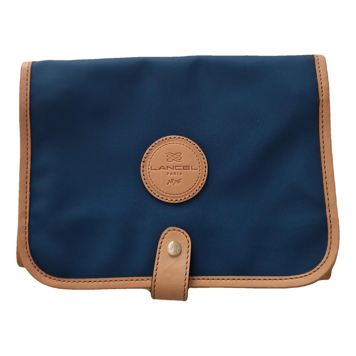 Pre-owned Lancel Cloth Small Bag In Blue
