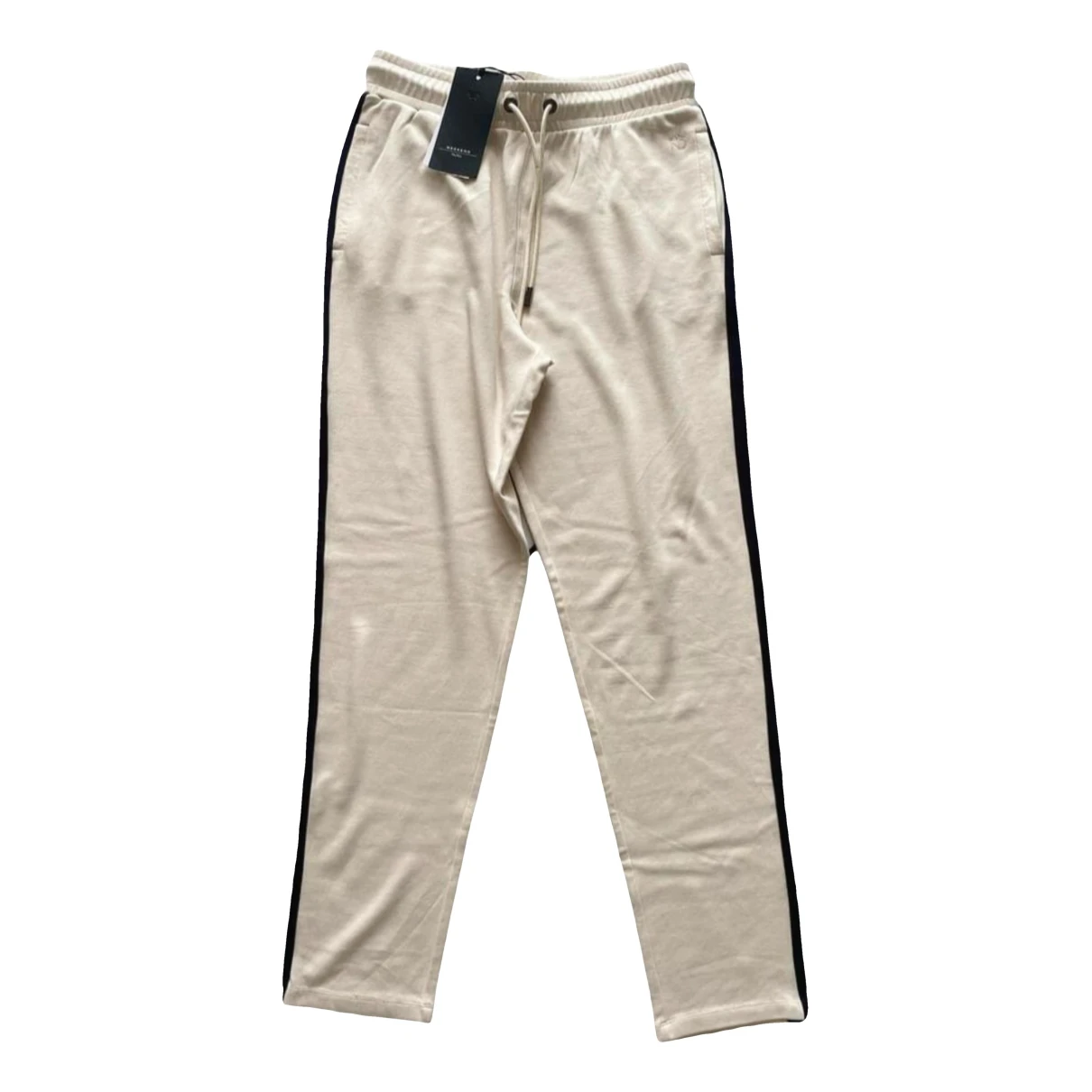 Pre-owned Max Mara Trousers In White