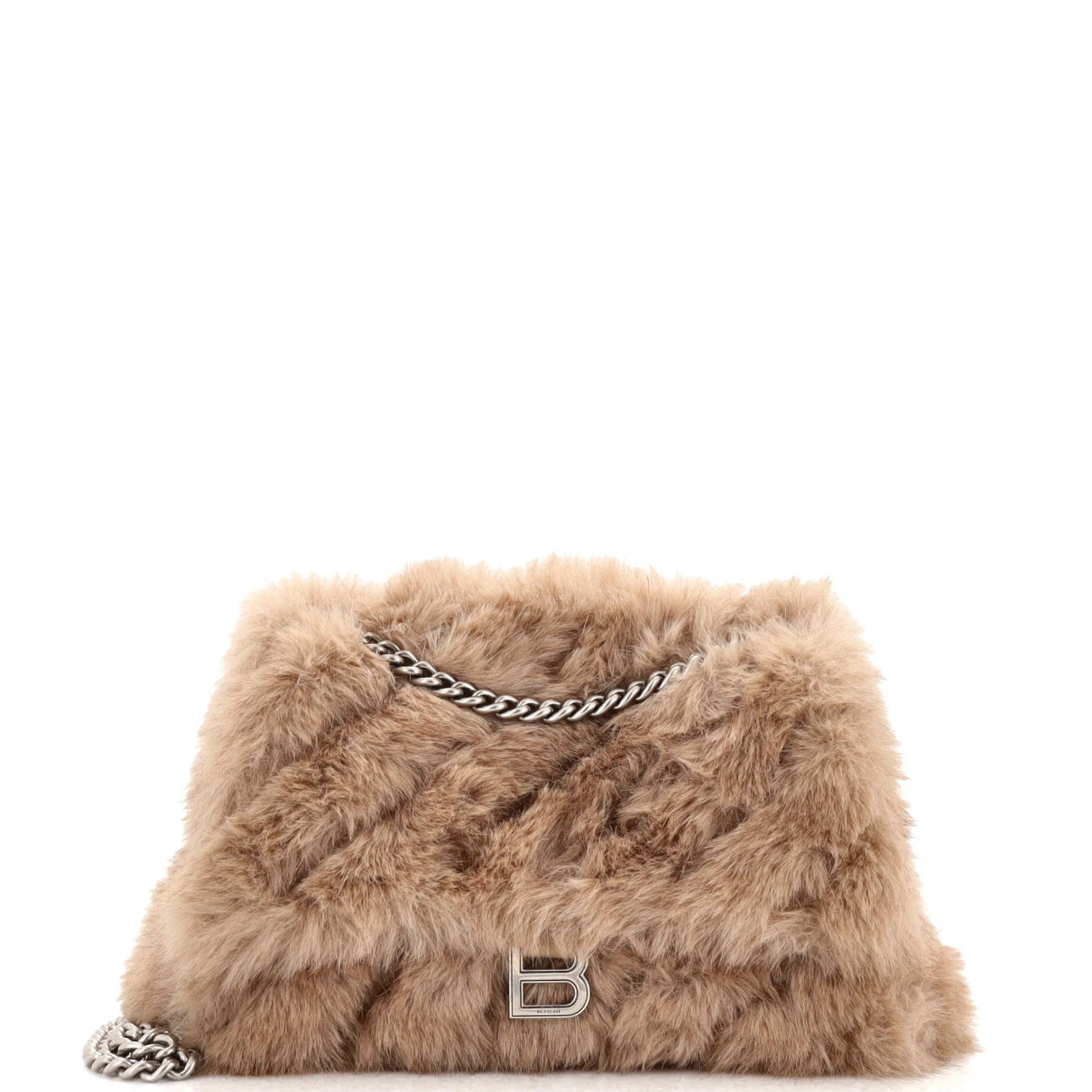 Pre-owned Balenciaga Faux Fur Crossbody Bag In Other