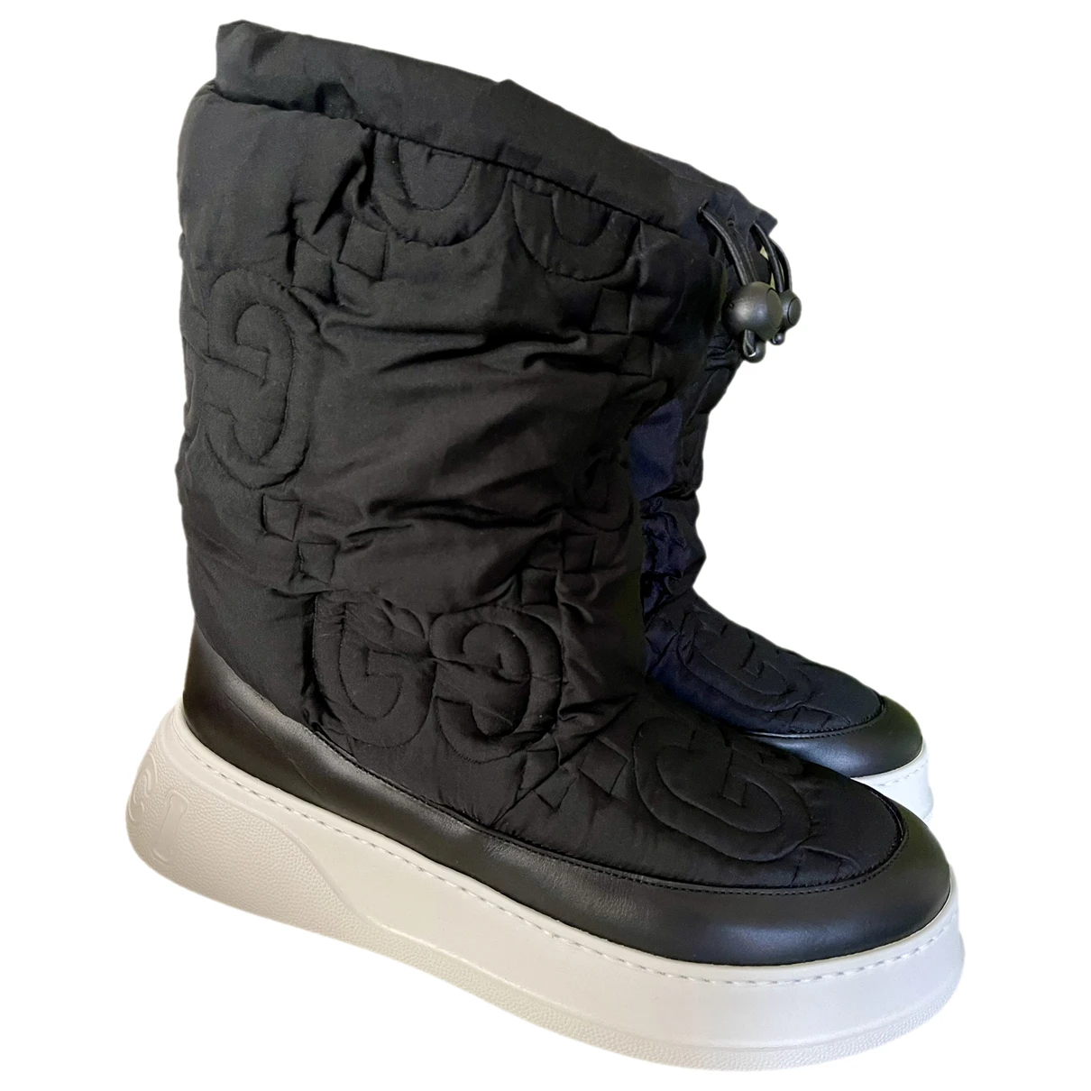 Pre-owned Gucci Boots In Black