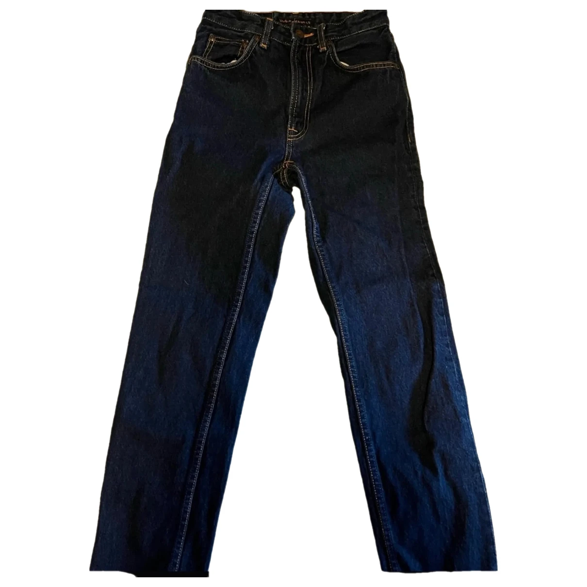 Pre-owned Nudie Jeans Jeans In Navy