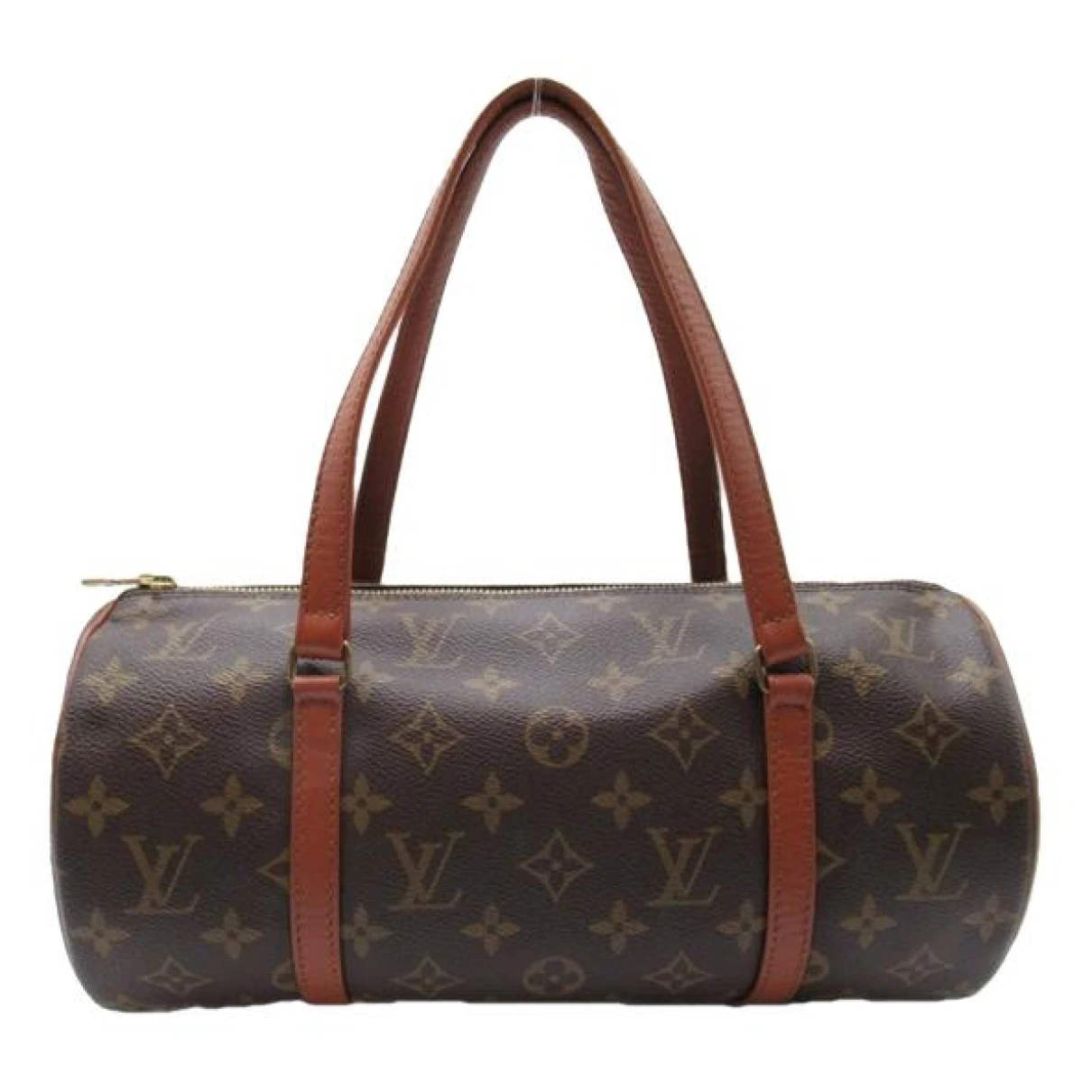 Pre-owned Louis Vuitton Papillon Cloth Crossbody Bag In Brown