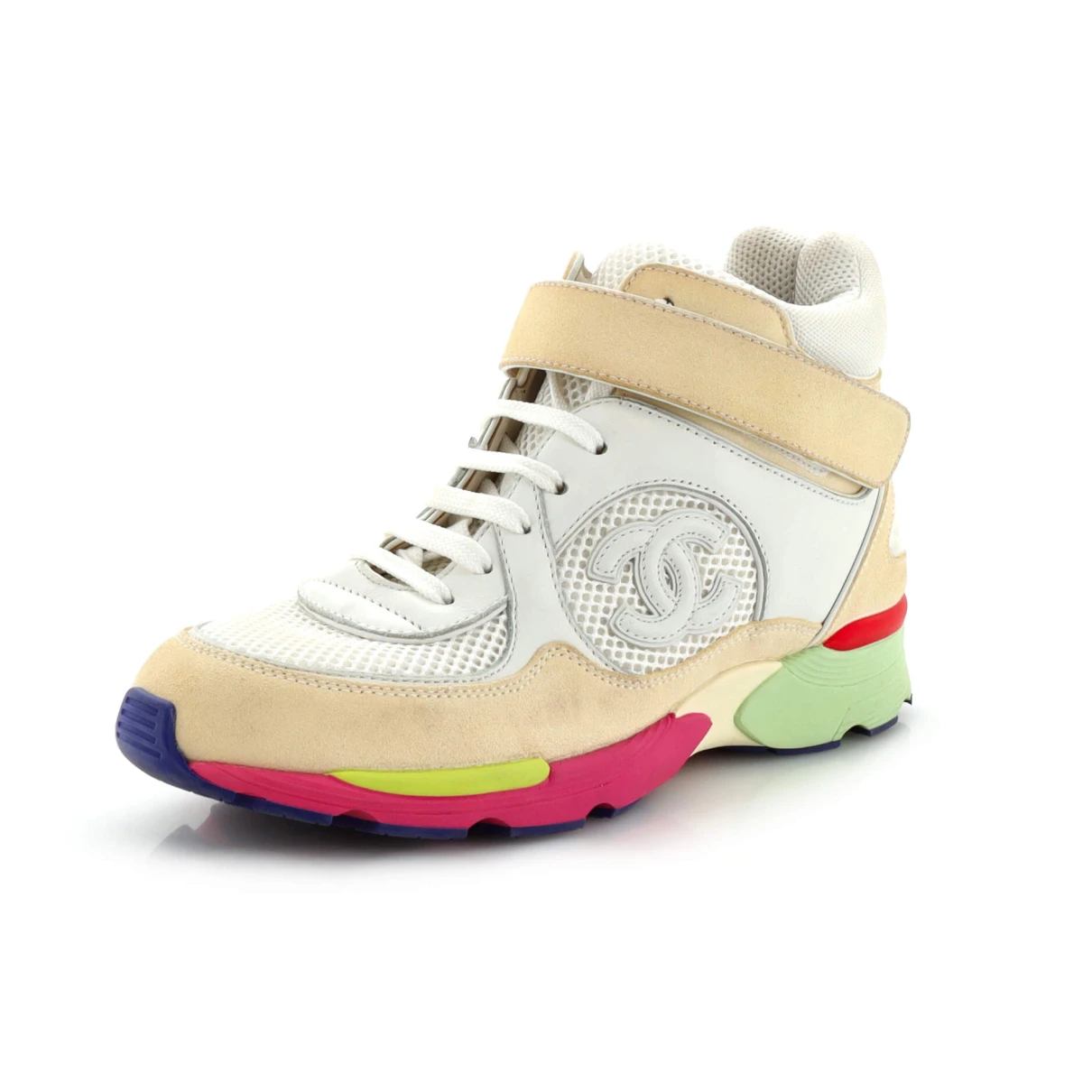 Pre-owned Chanel Trainers In Multicolour
