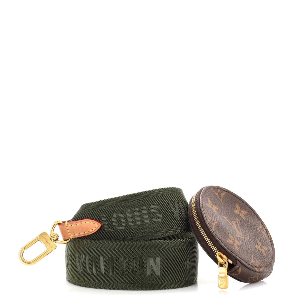 Pre-owned Louis Vuitton Cloth Purse In Green