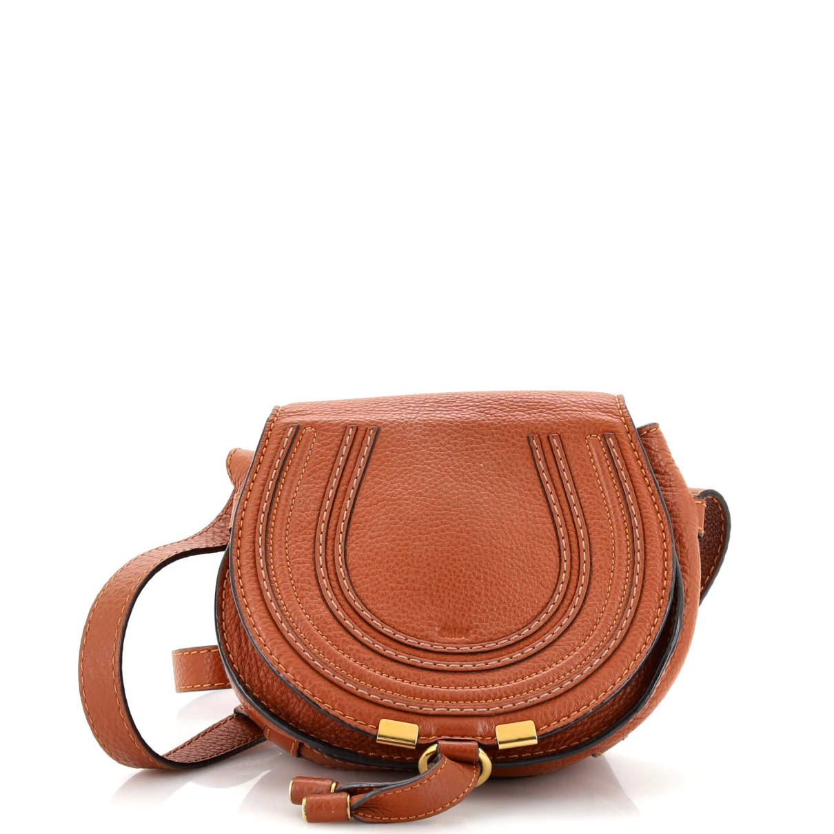 Pre-owned Chloé Leather Crossbody Bag In Brown