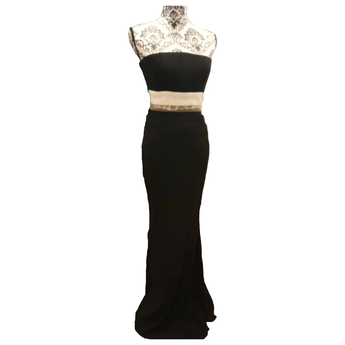Pre-owned Alex Perry Maxi Dress In Black