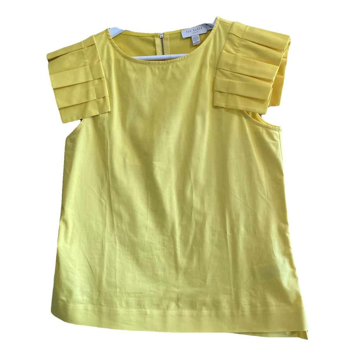 Pre-owned Ted Baker Blouse In Yellow