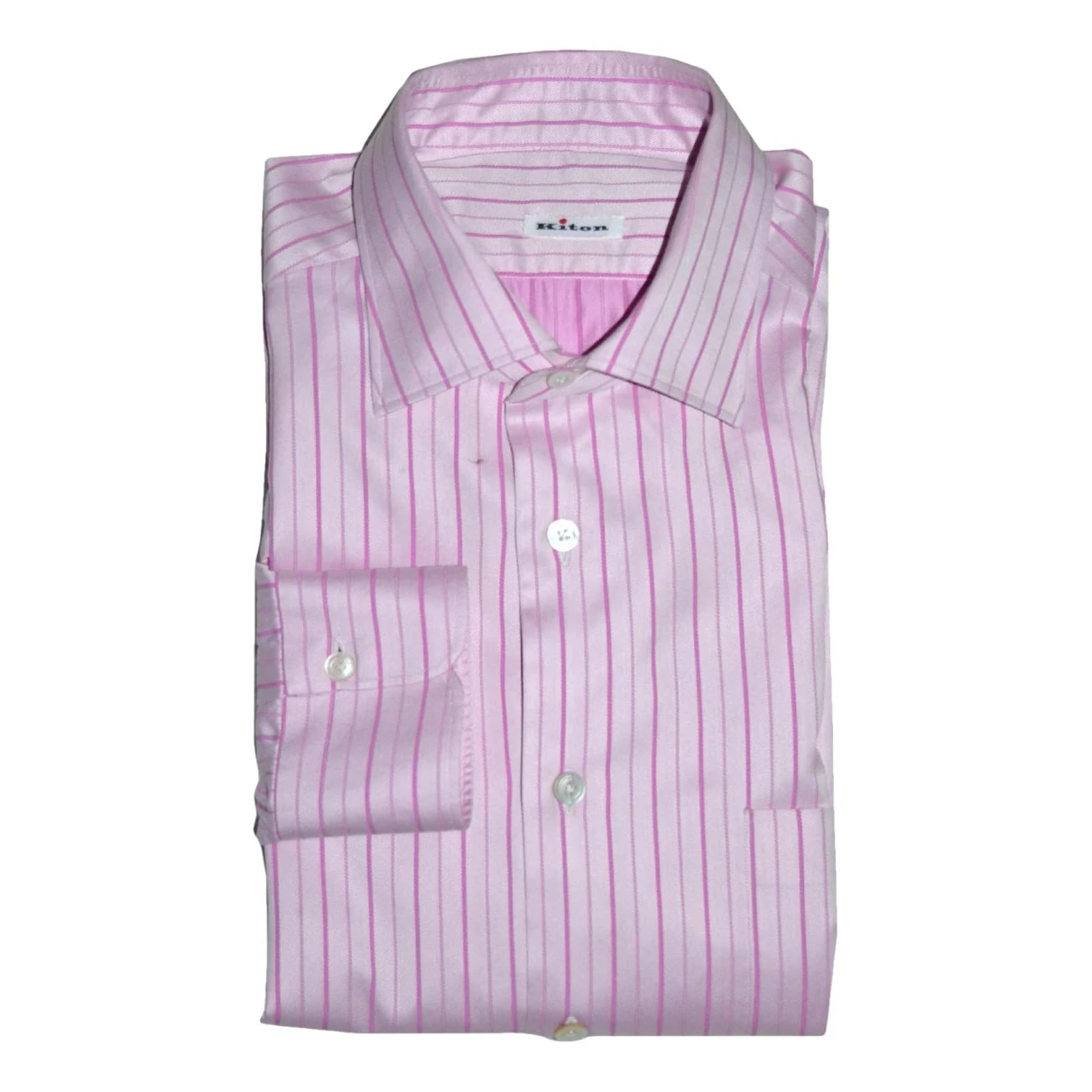 Pre-owned Kiton Shirt In Pink