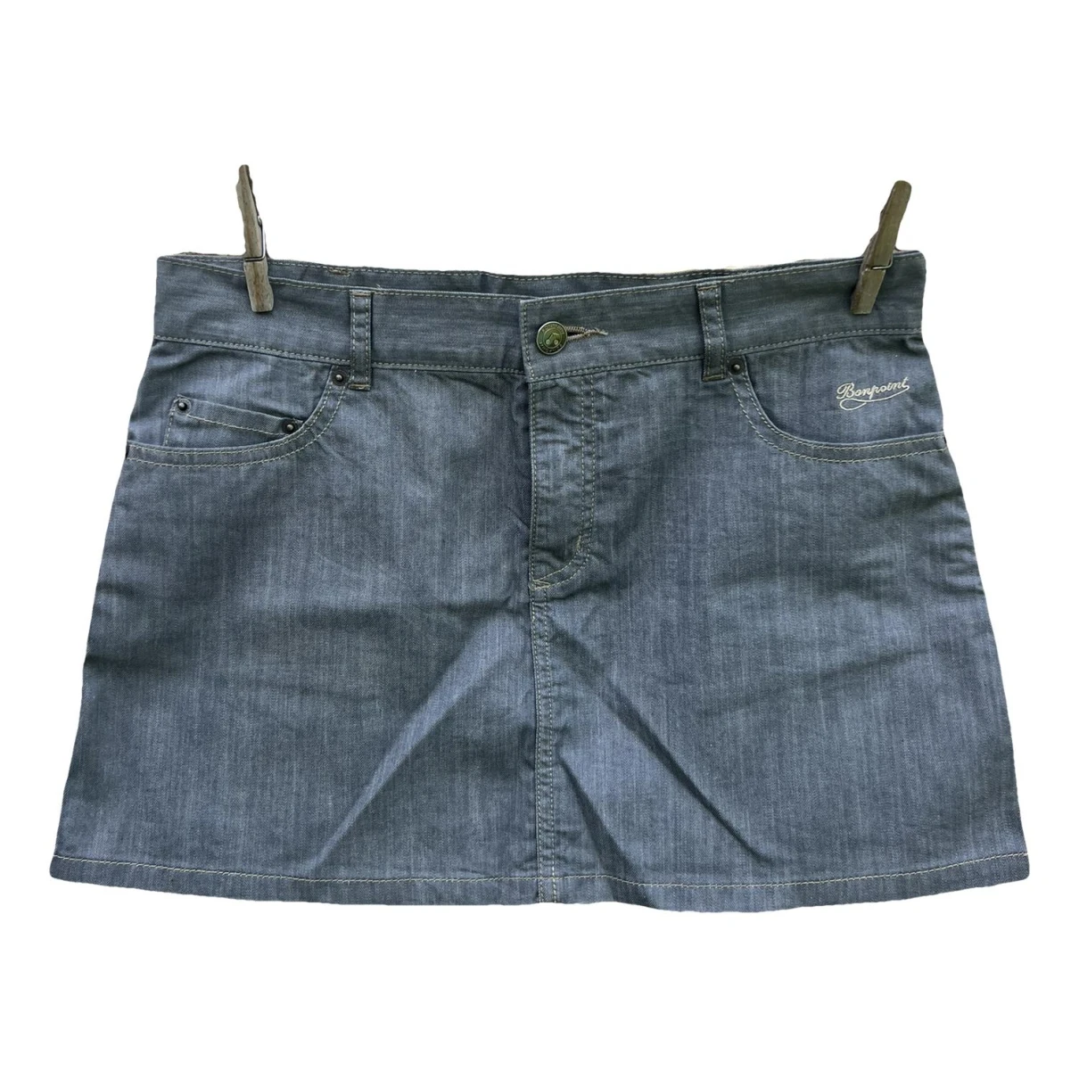 Pre-owned Bonpoint Mini Skirt In Grey