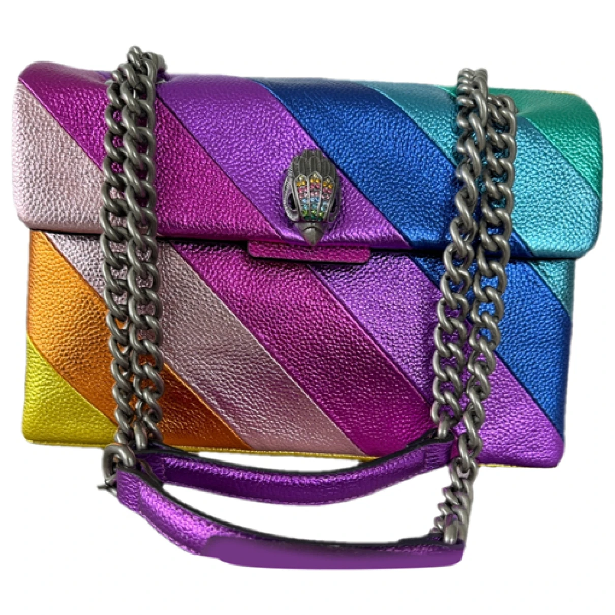 Pre-owned Kurt Geiger Leather Handbag In Multicolour