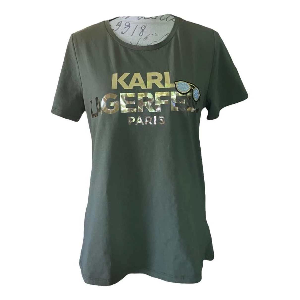 Pre-owned Karl Lagerfeld Blouse In Green