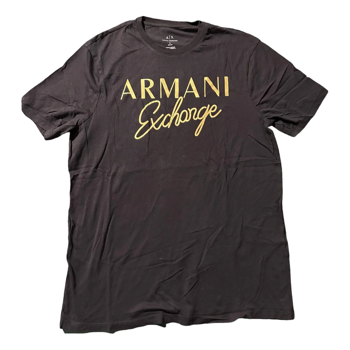 Pre-owned Armani Exchange T-shirt In Black
