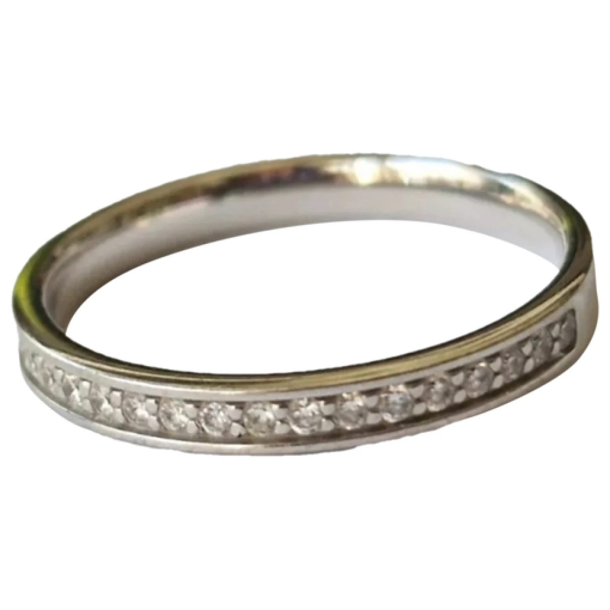 Pre-owned Mauboussin Parce Que Je L'aime White Gold Ring In Silver
