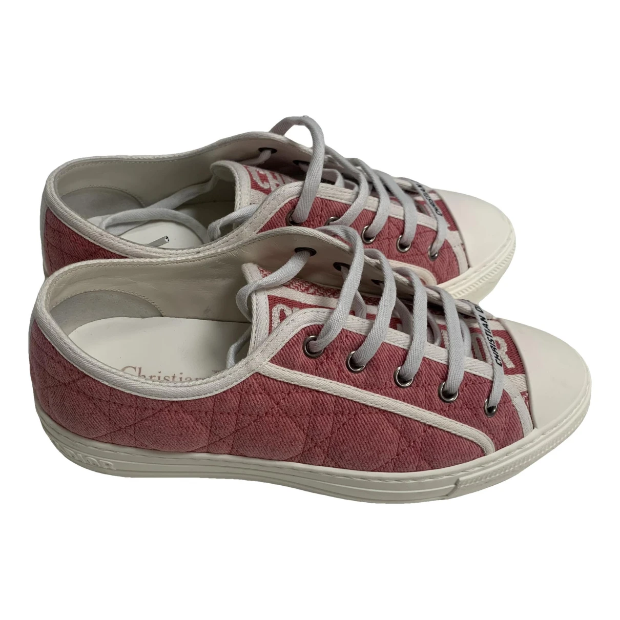 Pre-owned Dior Cloth Trainers In Other