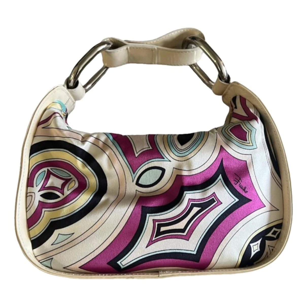 Pre-owned Emilio Pucci Silk Handbag In Multicolour