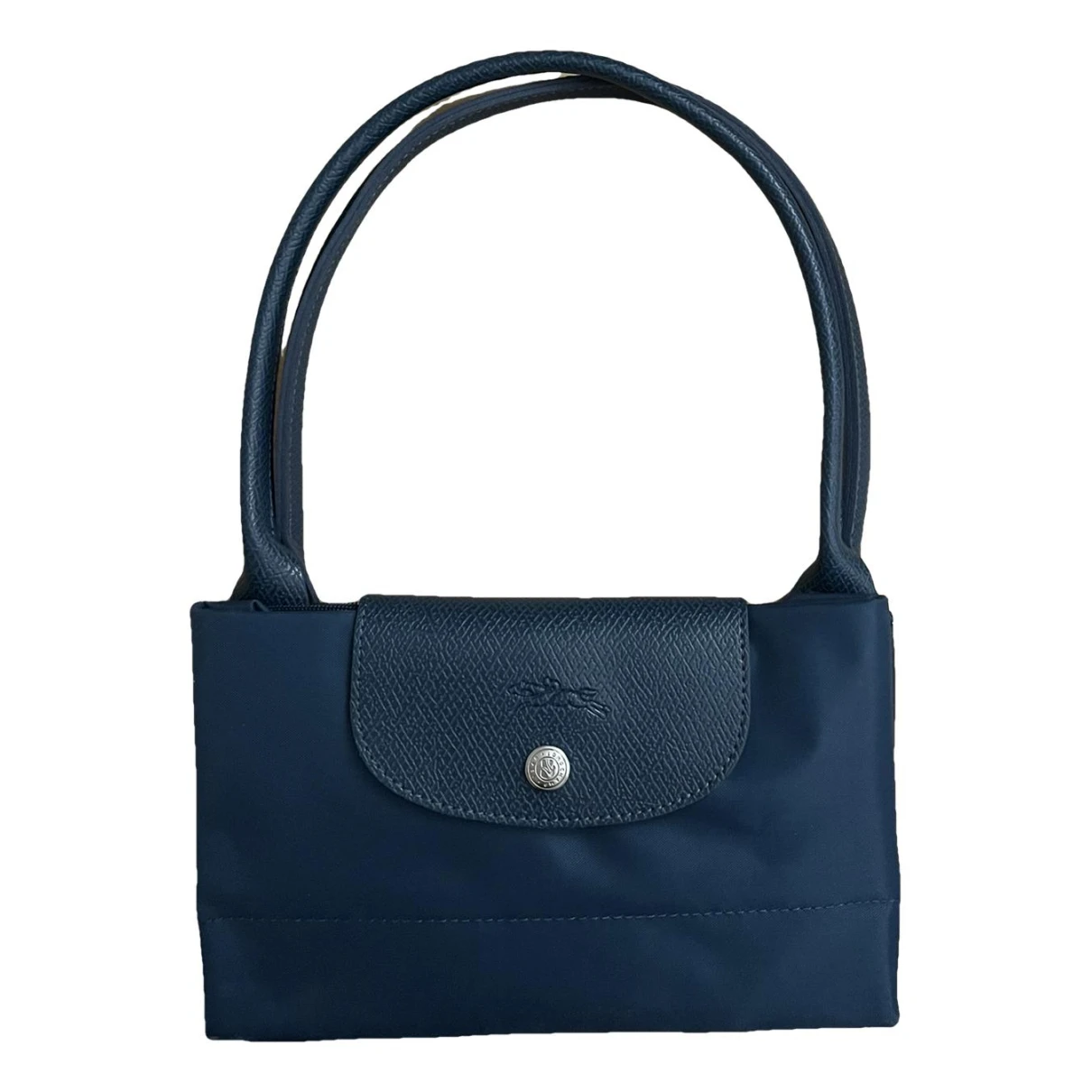 Pre-owned Longchamp Pliage Cashmere Tote In Blue