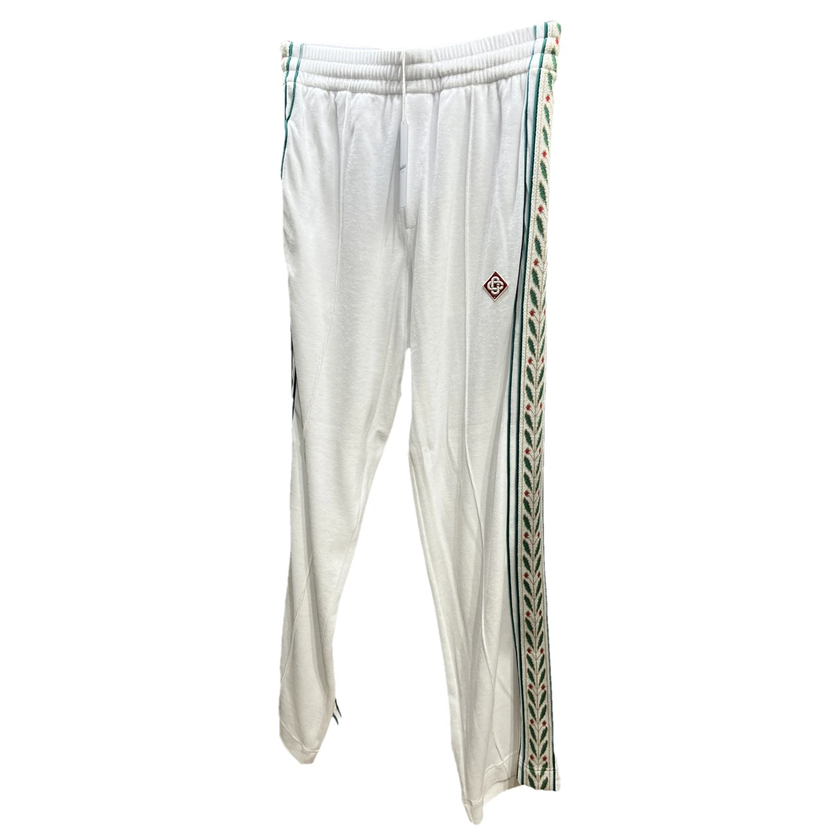 Pre-owned Casablanca Trousers In White