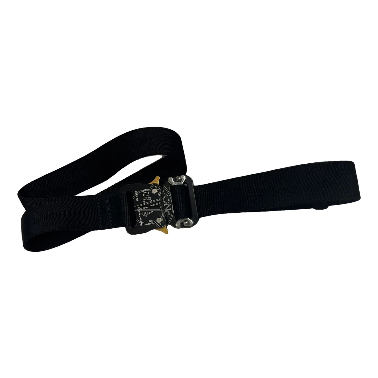 Pre-owned Moncler Cloth Belt In Black