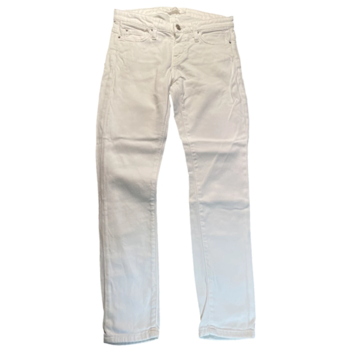 Pre-owned Iro Slim Jeans In White