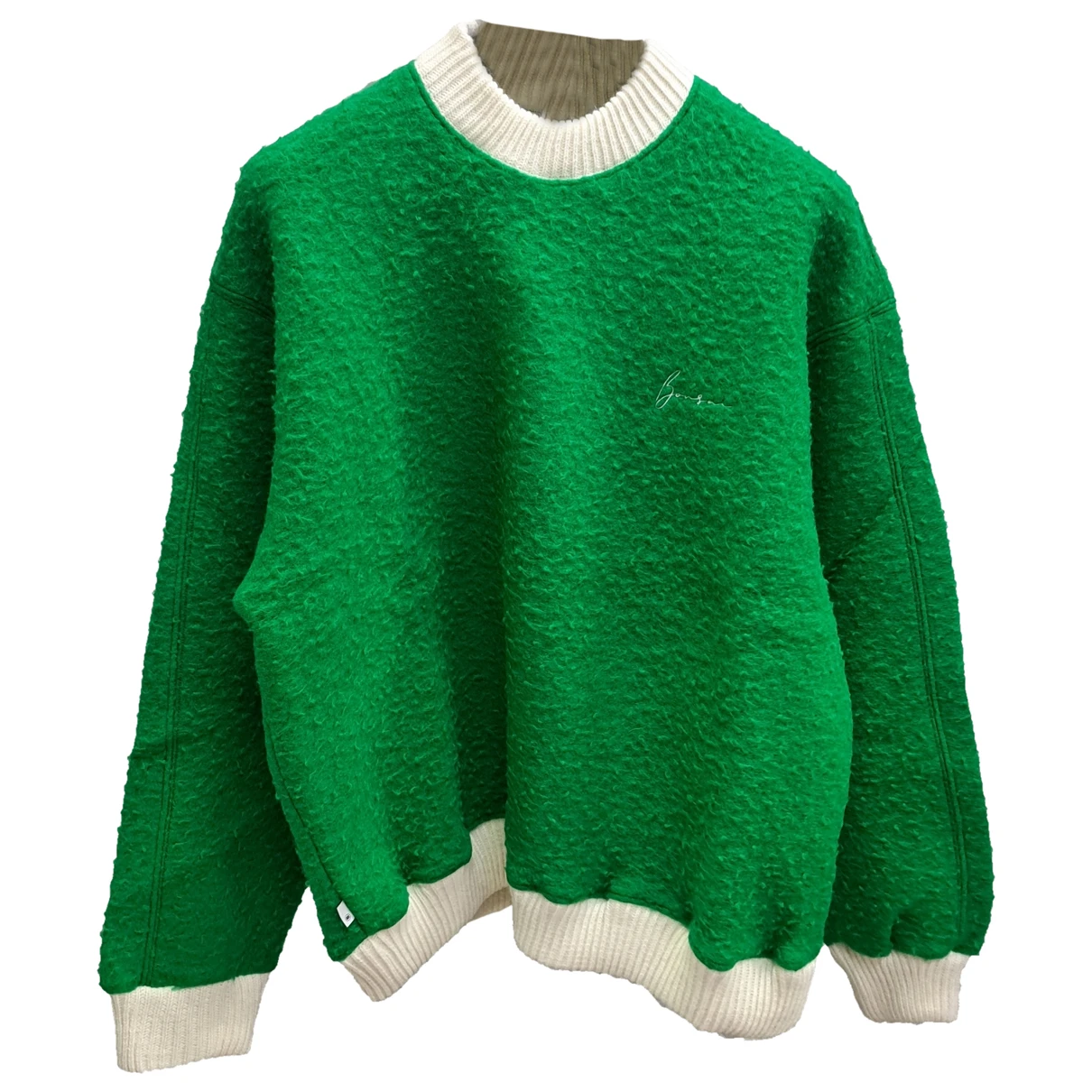 Pre-owned Bonsai Wool Pull In Green