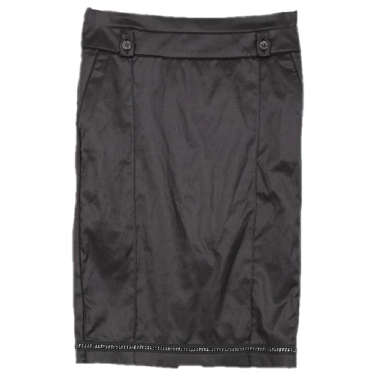 Pre-owned Trussardi Mid-length Skirt In Black