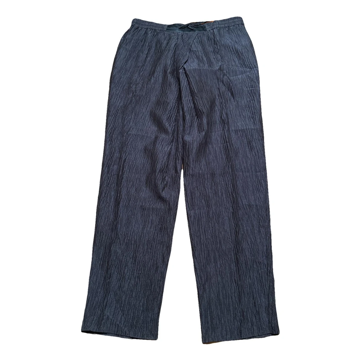 Pre-owned Emporio Armani Large Pants In Blue