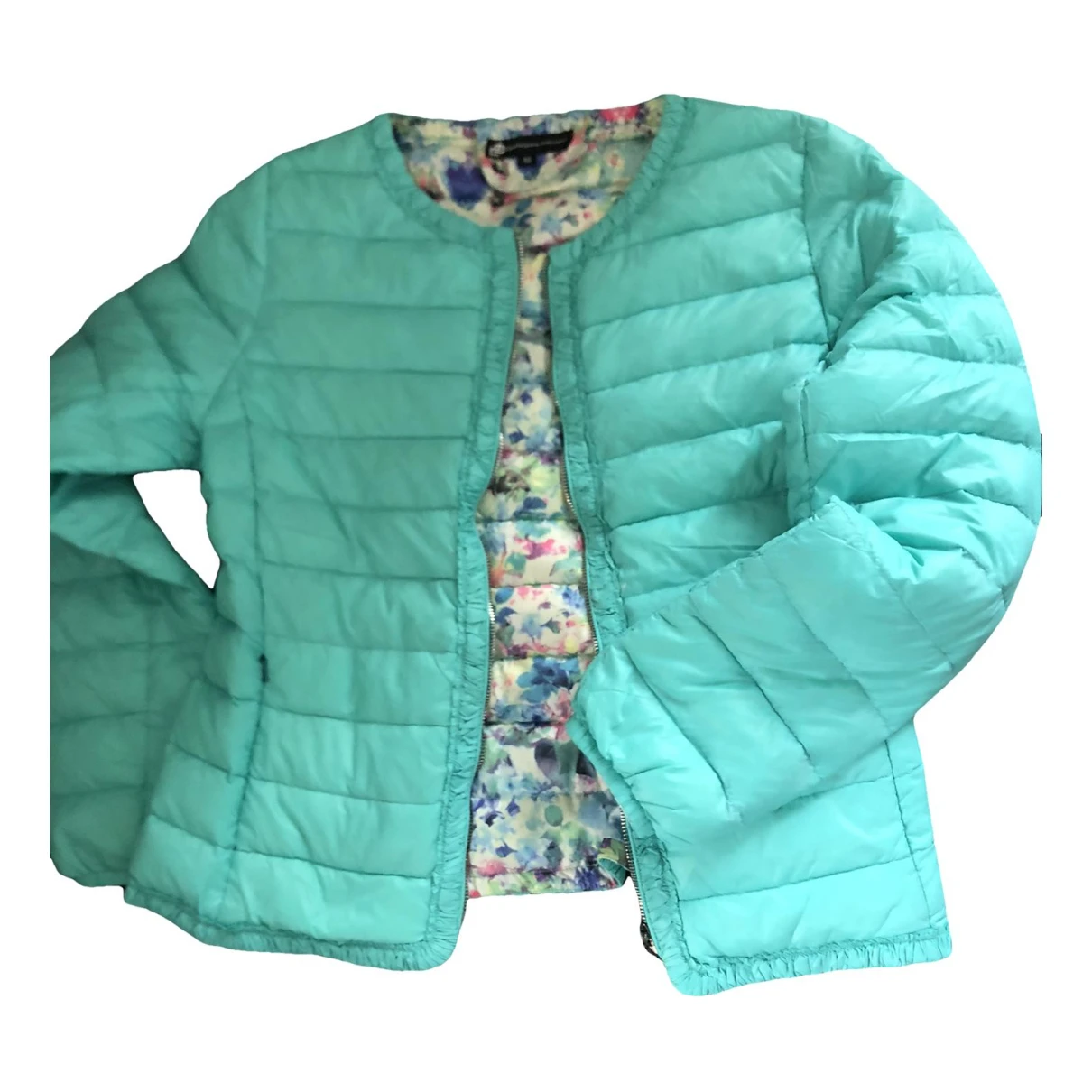 Pre-owned Compagnia Italiana Jacket In Turquoise