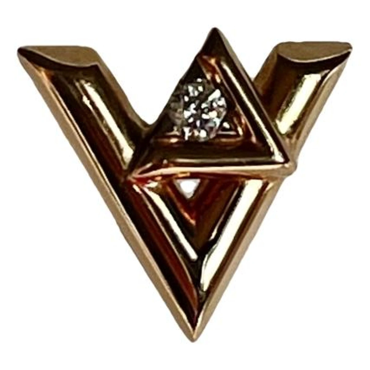 Pre-owned Louis Vuitton Pink Gold Earrings
