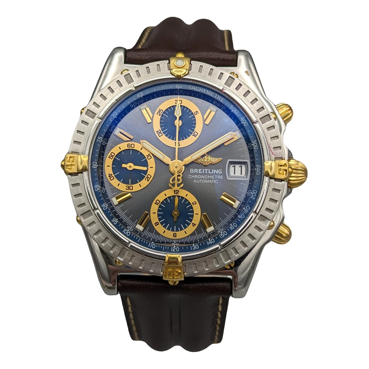 Pre-owned Breitling Chronomat Watch In Grey