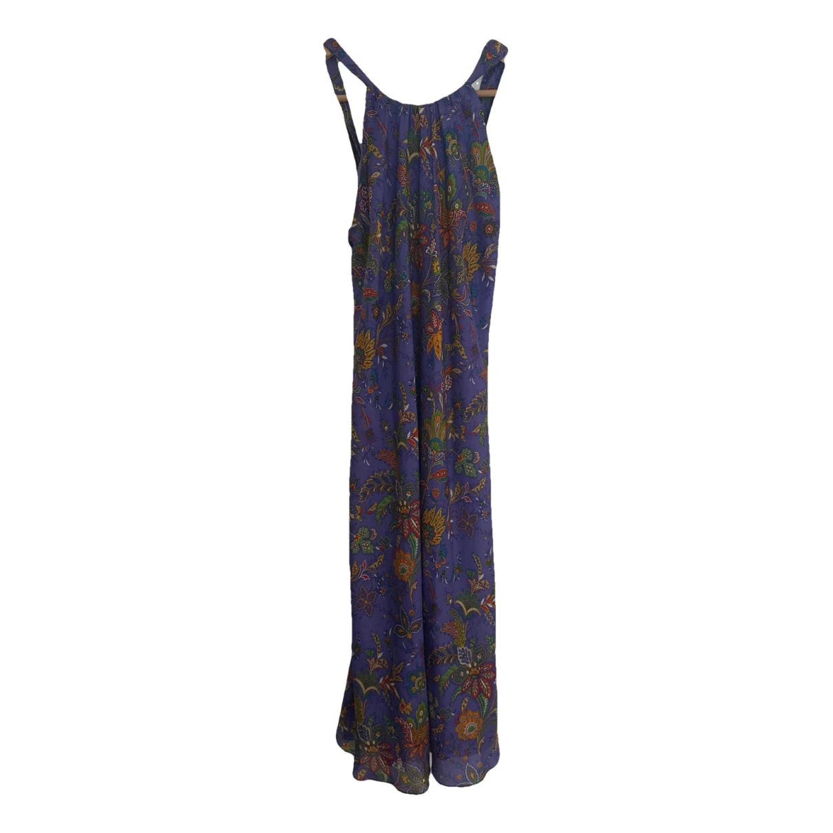 Pre-owned Ralph Lauren Silk Mid-length Dress In Purple