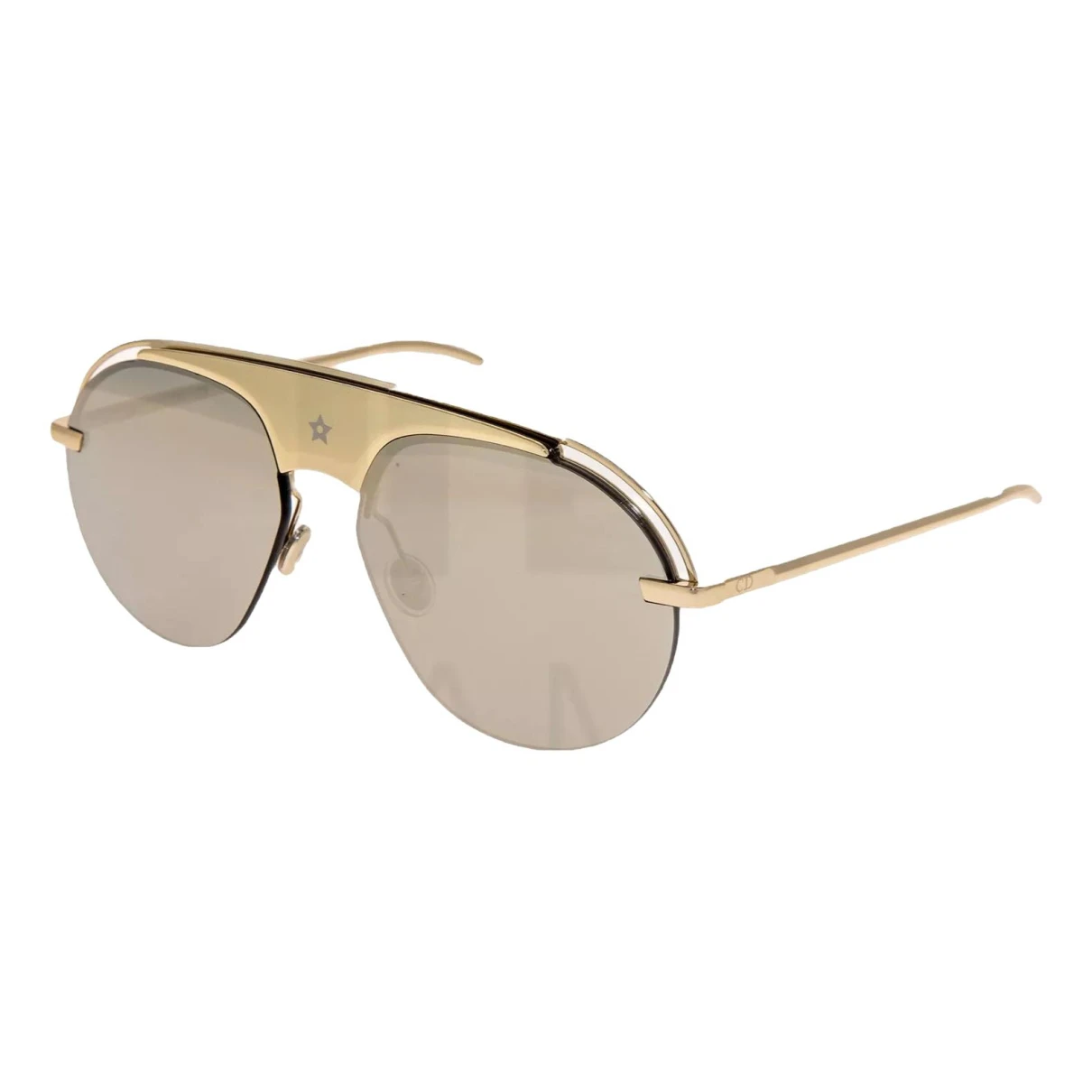 Pre-owned Dior Dio(r)evolution Aviator Sunglasses In Gold