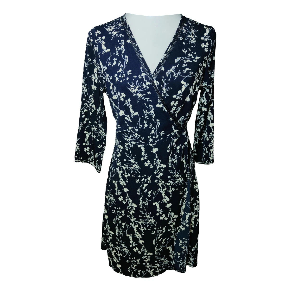 Pre-owned Grace & Mila Mid-length Dress In Navy