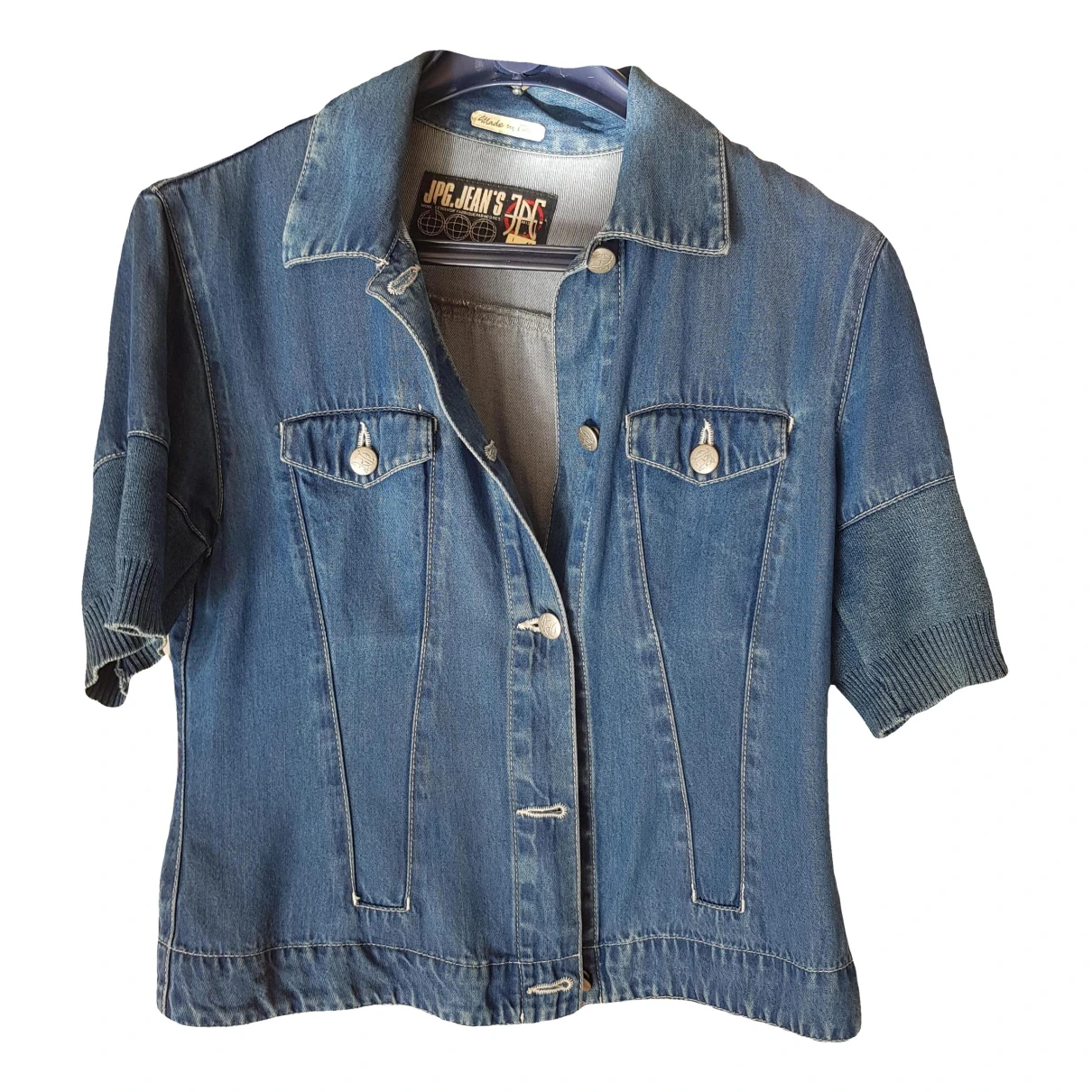 Pre-owned Jean Paul Gaultier Short Vest In Blue