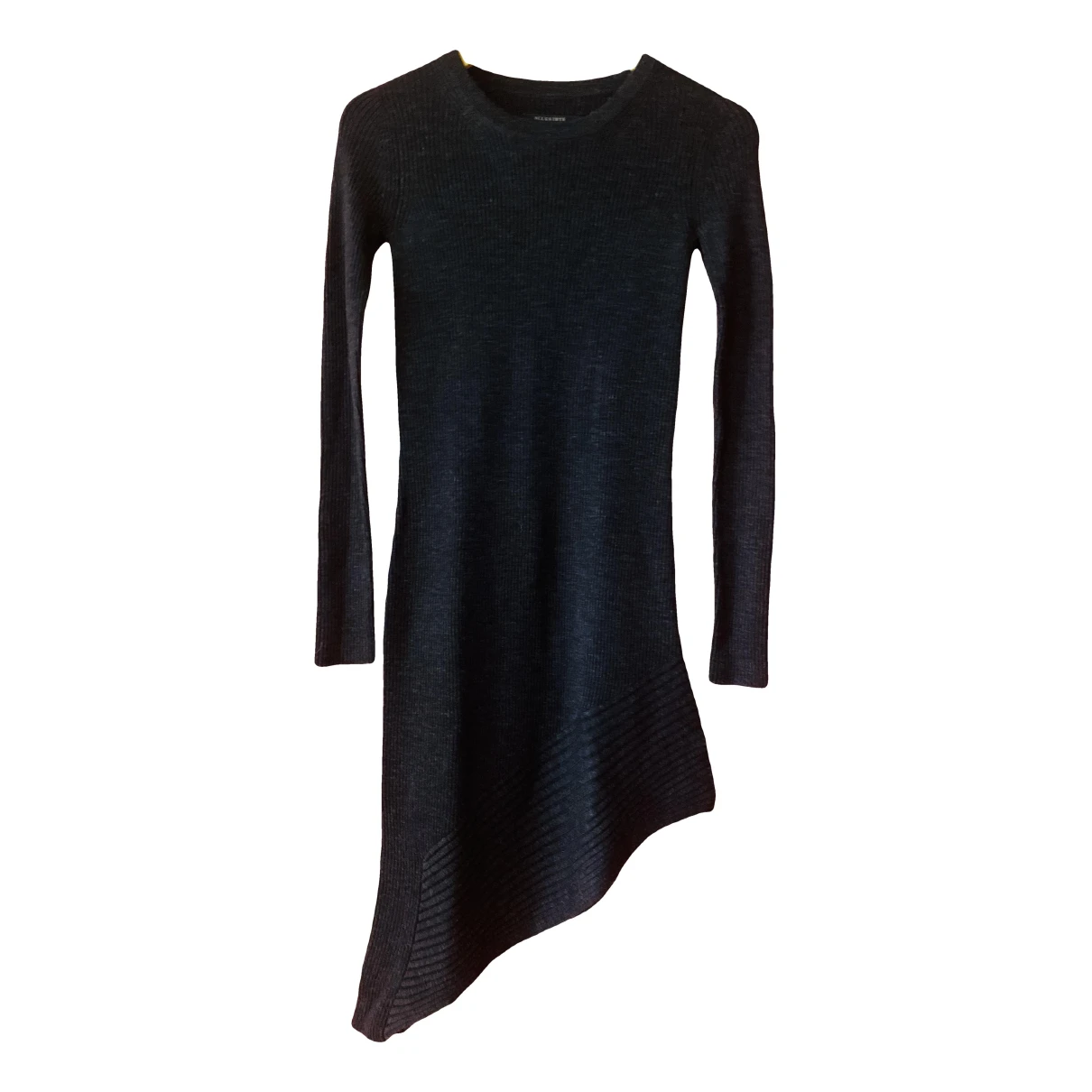 Pre-owned Allsaints Wool Dress In Black