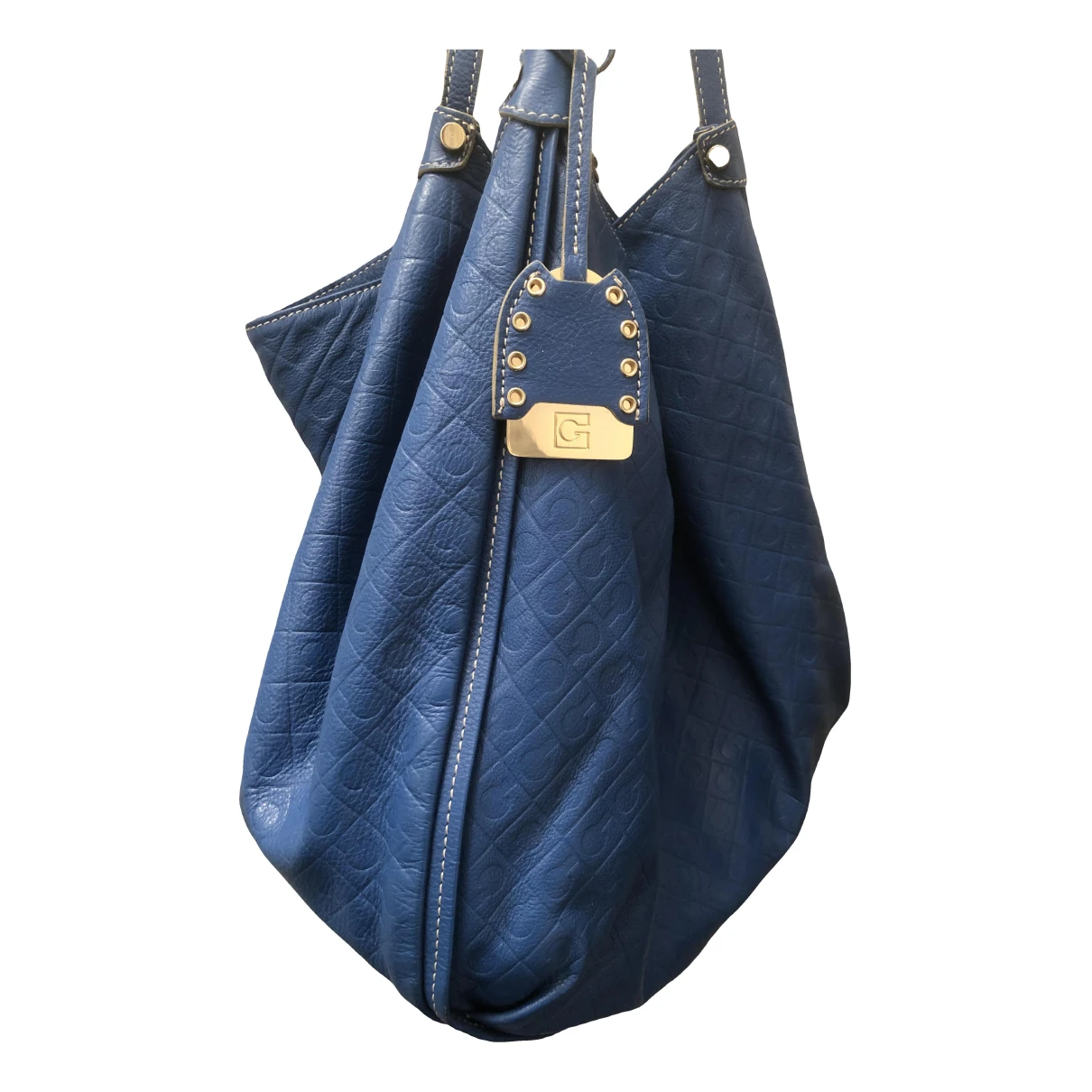 Pre-owned Gherardini Leather Handbag In Blue