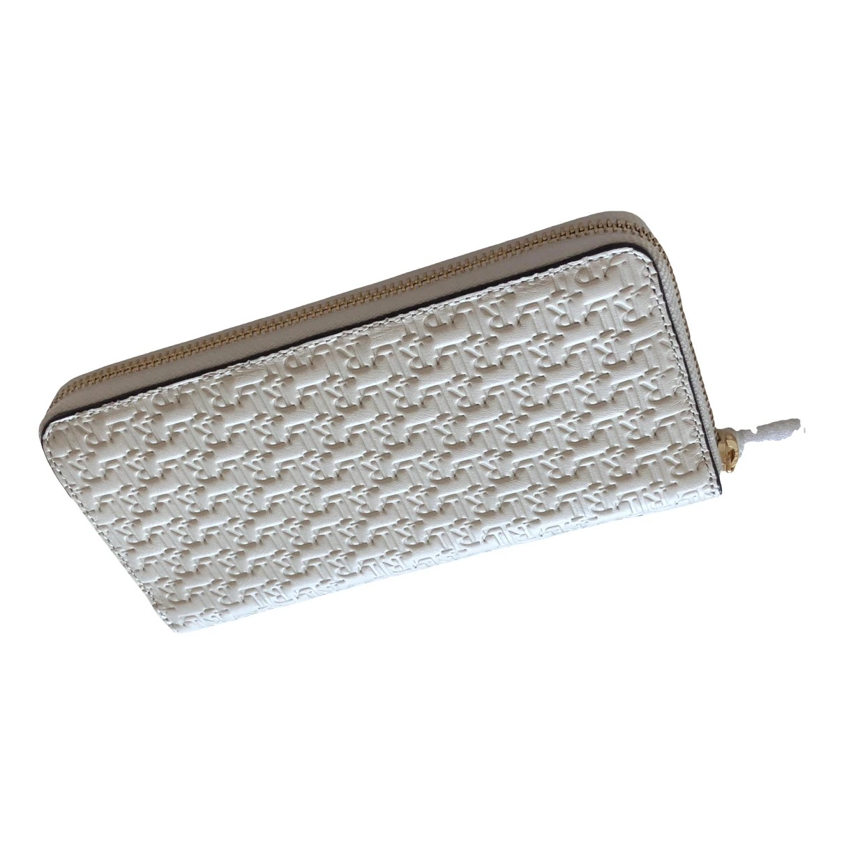 Pre-owned Lauren Ralph Lauren Leather Wallet In White