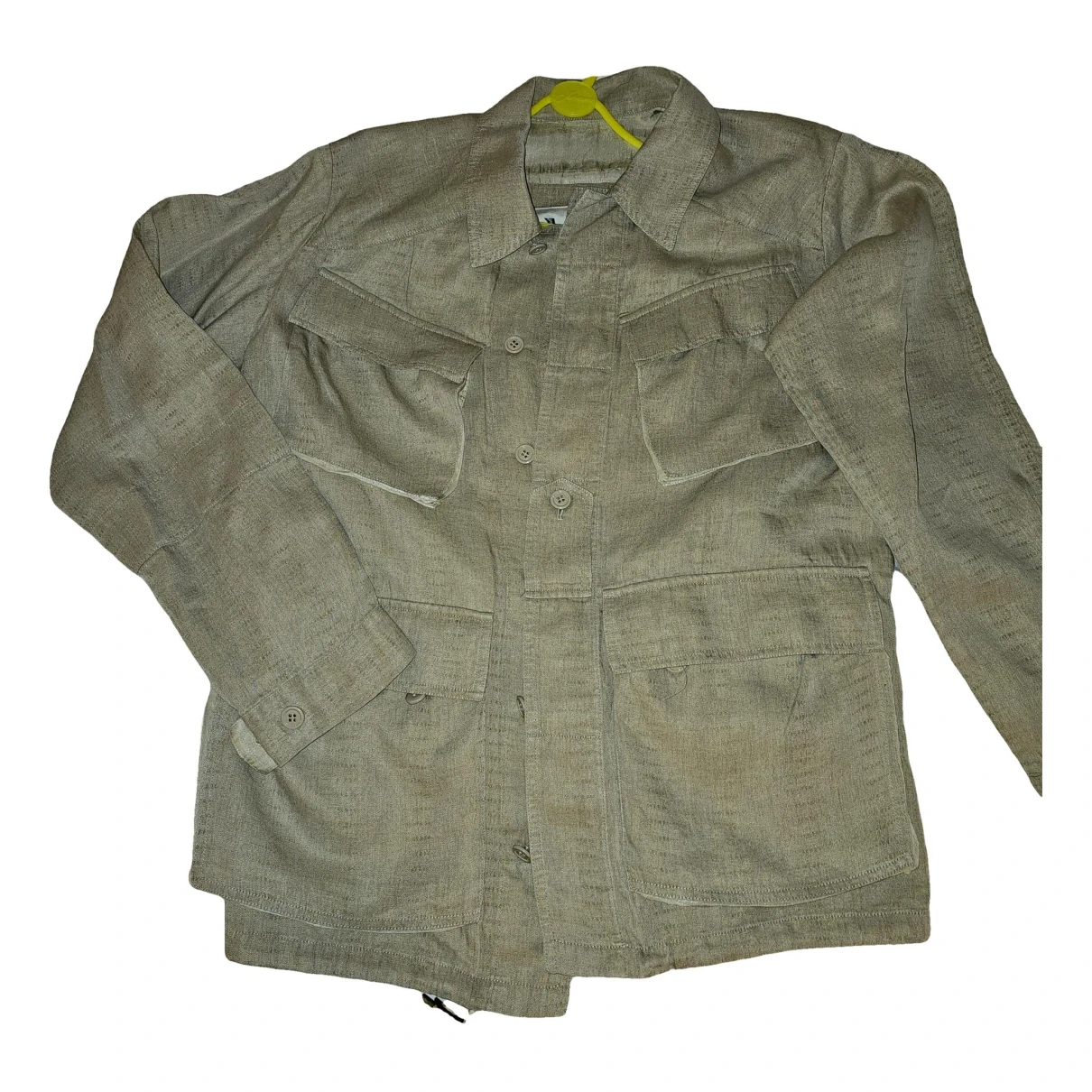 Pre-owned Saint Laurent Linen Jacket In Beige
