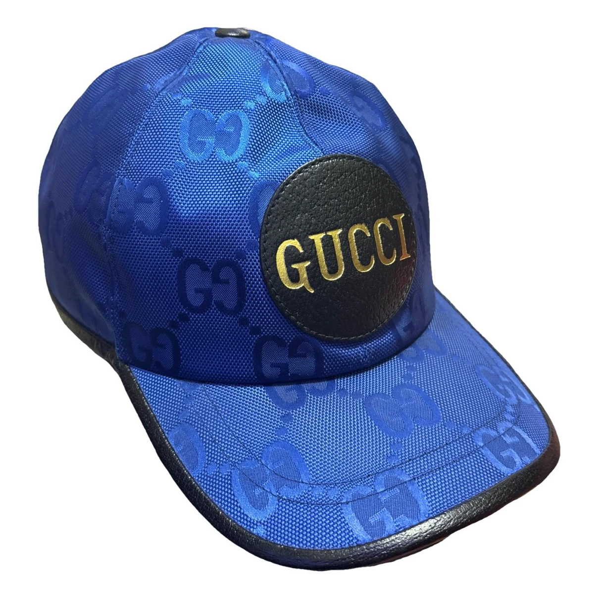 Pre-owned Gucci Cloth Hat In Blue