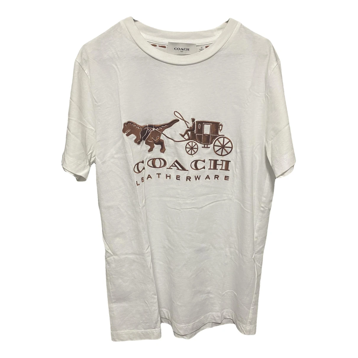 Pre-owned Coach T-shirt In White