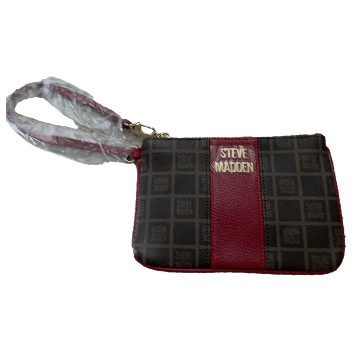 Pre-owned Steve Madden Vegan Leather Handbag In Brown