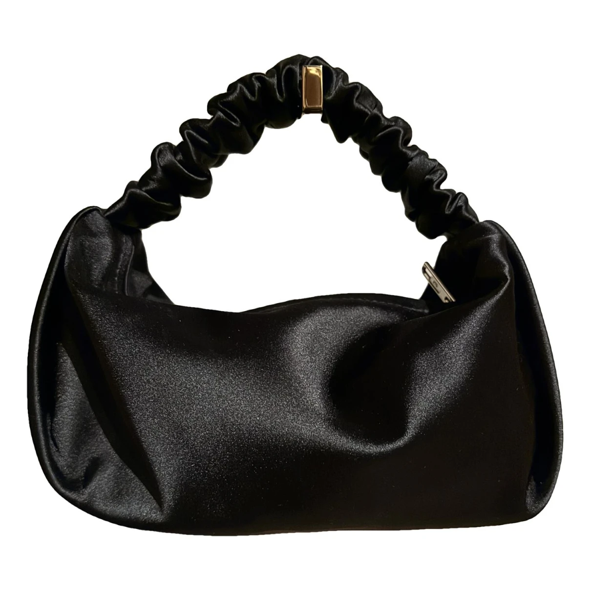 Pre-owned Alexander Wang Silk Clutch Bag In Black