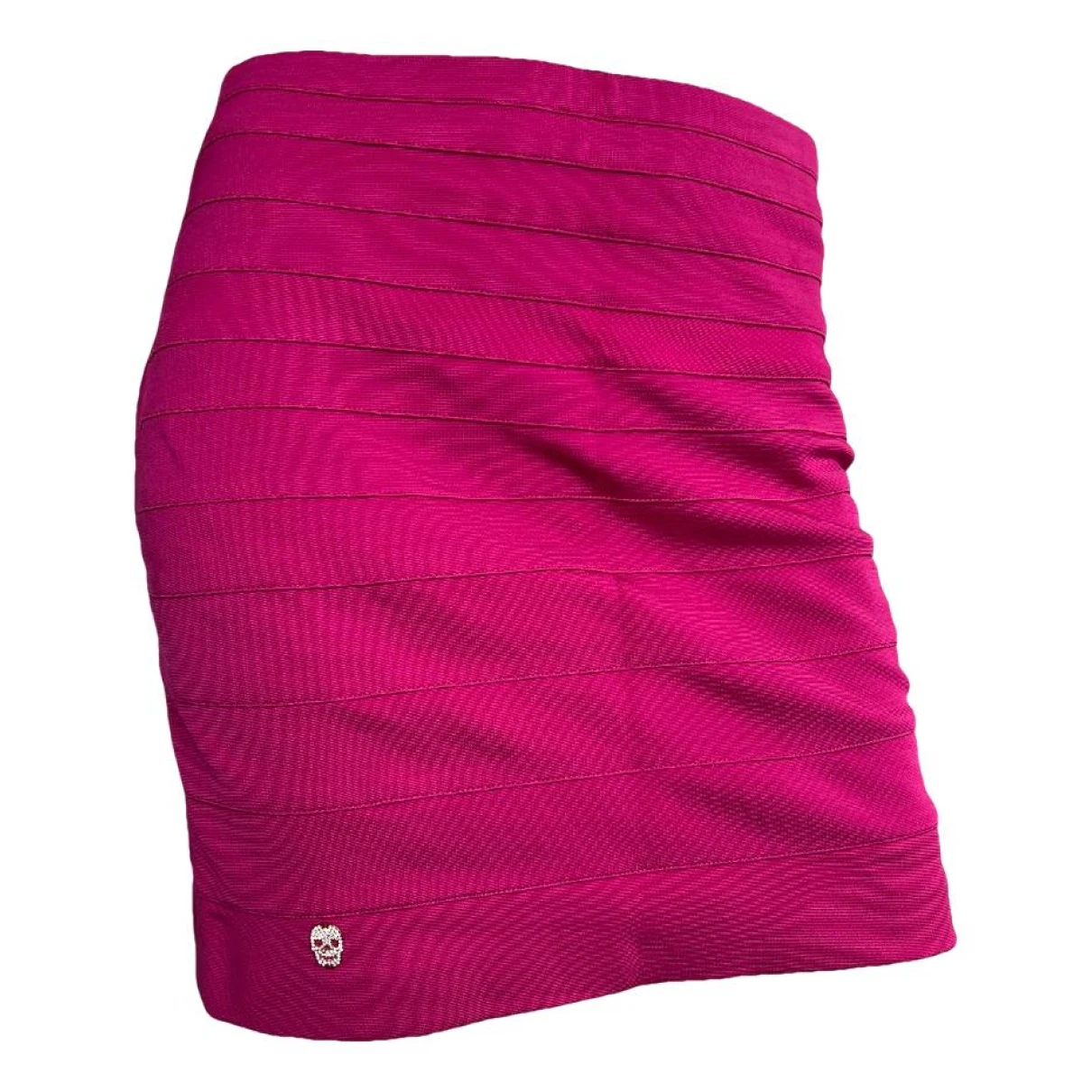 Pre-owned Philipp Plein Mini Skirt In Pink