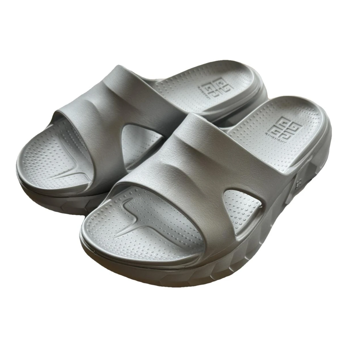 Pre-owned Givenchy Sandals In Silver