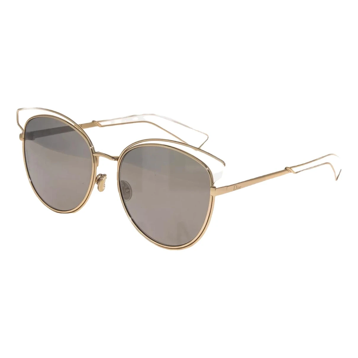 Pre-owned Dior Sideral 2 Oversized Sunglasses In Gold
