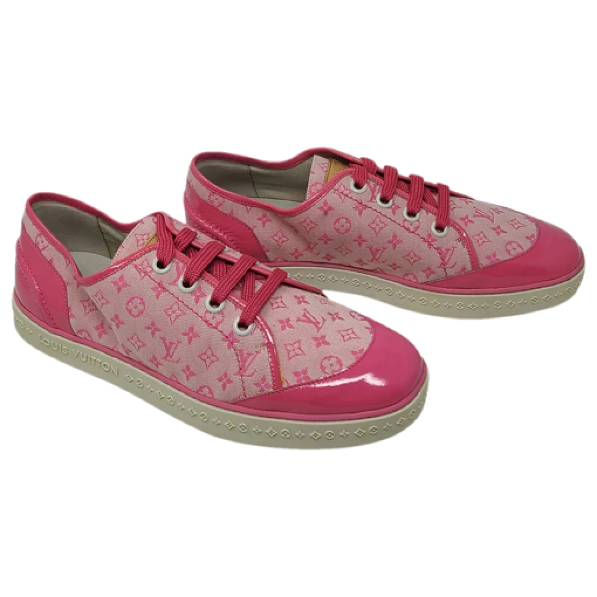 Pre-owned Louis Vuitton Archlight Cloth Trainers In Pink