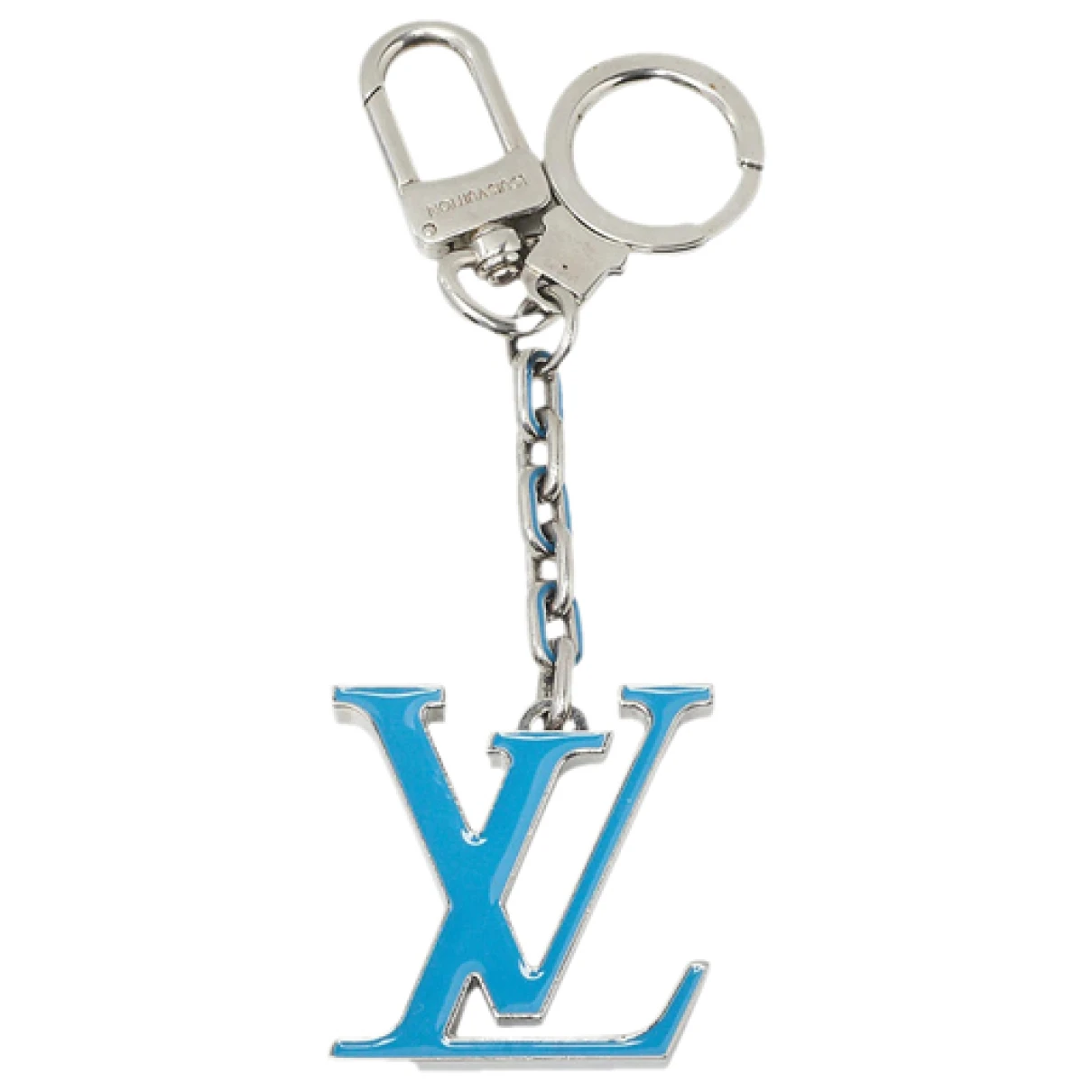Pre-owned Louis Vuitton Louise Bag Charm In Silver